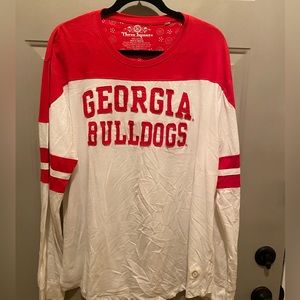 NWOT Womens Georgia long sleeve tee vintage style light weight